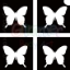 Picture of Mini Butterfly Stencil (4 in 1stencil) - (5pc pack)
