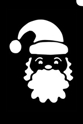 Picture of Santa Face Stencil (5pc pack)
