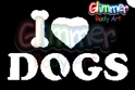 Picture of I Love Dogs - Stencil (1pc)