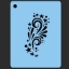 Picture of Accent 1 Stars and Swirls Stencil - SOBA-53