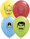 Picture of 5" Marvel's Avengers Faces  - Qualatex Balloon (100/bag)