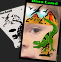 Picture of Dino Land Stencil Eyes Profiles - SOBA