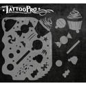 Picture of Tattoo Pro Stencil - Sweet Treats (ATPS-110)