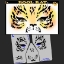 Picture of Kool Kat Stencil Eyes - 38SE - (Child Size 4-7 YRS OLD)