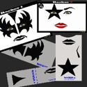 Picture of Rocker 1 & 2 Stencil Eyes - 72/73SE - (8YRS and UP)
