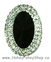 Picture of Double Oval Gems - Black - 18x25mm (3 pc.) (SG-DO2)