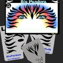 Picture of Blue Pandora Stencil Eyes - 05SE