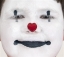 Picture of ProKNOWS Professional Clown Nose - Large Heart (T-5)