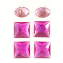 Picture of Jumbo Gems - Magenta & Pink - From 1.25x1.72cm to 2x2cm (6 pcs.) (AG-M3)