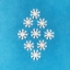 Picture of Pearl Snowflake Gems 1.5cm (9 pc.) (SG-PS)