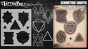 Picture of Tattoo Pro Stencil -  Geometric Shapes (ATPS171)