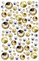 Picture of Balloon Blast self adhesive gems - Golden (SS221E)