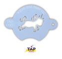 Picture of TAP 090 Face Painting Stencil - Chubby Little Unicorn