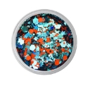 Picture of Vivid Glitter Loose Glitter - Energy - Orange & Aqua Gameday  UV (25g)