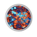 Picture of Vivid Glitter Gel - Dominance - Orange & Blue Gameday  (25g)