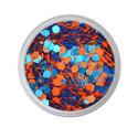 Picture of Vivid Glitter Glitter Gel - Dominance - Orange & Blue Gameday  (25g)