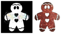 Picture of Gingerbread Man - Sparkle Stencil (1pc)