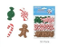 Picture of Foam-Fun Glitter Sticker Shapes - Candy Canes & Gingerbread (KX082)