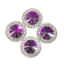 Picture of Double Round Gems - Purple - 20mm (4 pc.) (SG-DRPL)