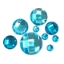 Picture of Round Gems - Light Blue - 5 to 20mm (9 pc) (SG-RT)
