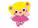 Picture of Krafty Kids Kit: DIY Foam Friends Craft Kit - Ballerina (CK192-Q)