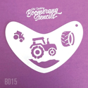 Picture of Art Factory Boomerang Stencil - Tractor (B015)