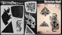 Picture of Tattoo Pro Stencil -  Victorian Skull (ATPS190)