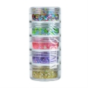 Picture of Vivid Glitter Stackable Loose Glitter - Festivity UV 5pc (7.5g / each)