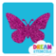 Picture of Butterfly Glitter Tattoo Stencil - HP-101 (5pc pack)