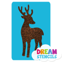 Picture of Deer Glitter Tattoo Stencil - HP-24 (5pc pack)