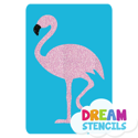 Picture of Flamingo Glitter Tattoo Stencil - HP-57 (5pc pack)