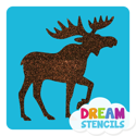 Picture of Moose Glitter Tattoo Stencil - HP-124 (5pc pack)