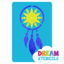 Picture of Dream Catcher Glitter Tattoo Stencil - HP-125 (5pc pack)