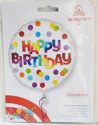 Picture of 17''Happy Birthday Dots of Color (1pc)