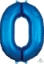 Picture of 26'' Mid-Size Shape Number 0 - Blue (1pc)
