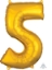 Picture of 26'' Mid-Size Shape Number 5 - Gold (1pc)