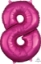 Picture of 26'' Mid-Size Shape Number 8 - Pink (1pc)