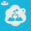 Picture of Kissing Swans - Dream Stencil - 82