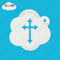 Picture of Cross  - Dream Stencil - 110