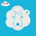 Picture of Sitting Easter Bunny  - Dream Stencil - 109
