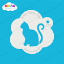 Picture of Sitting Cat - Dream Stencil - 222