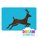 Picture of Running Deer Glitter Tattoo Stencil - HP-208 (5pc pack)