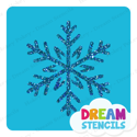 Picture of Sparkly Snowflake Glitter Tattoo Stencil - HP-243 (5pc pack)