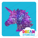 Picture of Unicorn Glitter Tattoo Stencil - HP-281 (5pc pack)