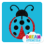 Picture of Lady Bug Glitter Tattoo Stencil - HP-297 (5pc pack)