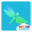 Picture of Fancy Dragonfly Glitter Tattoo Stencil - HP-301 (5pc pack)