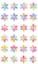 Picture of Peel-n-Stick Gem Icons - Daisy Dazzle (SS273A)
