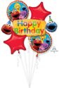 Picture of Sesame Street Fun - Birthday Balloon Bouquet (5pc)