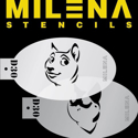 Picture of Milena Stencils - Corgi Dog - Stencil Set D30