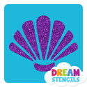 Picture of Sea Shell - 1  Glitter Tattoo Stencil - HP-322 (5pc pack)
